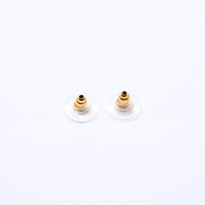 CHANEL シャネル ココマーク スクエア スタッドピアス 重量約2.07g 02A刻印 GP メタル ゴールド 両耳用 美品 中古 4a007103