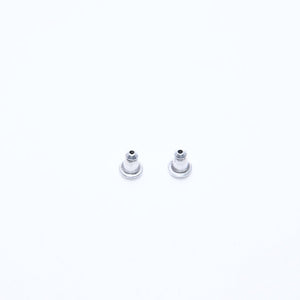 極美品 CHANEL シャネル ココマーク スタッドピアス 重量約2.42g 13P刻印 メタル ラインストーン シルバー ブルー 両耳用 中古 4a007099