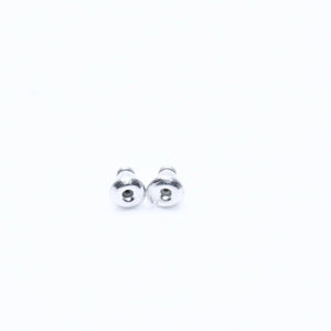 極美品 CHANEL シャネル ココマーク スタッドピアス 重量約2.42g 13P刻印 メタル ラインストーン シルバー ブルー 両耳用 中古 4a007099