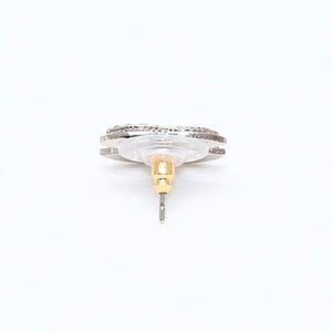 極美品 CHANEL シャネル ココマーク スタッドピアス 重量約3.29g 08C刻印 GP メタル ラインストーン ゴールド ピンク 両耳用 中古 4a007083