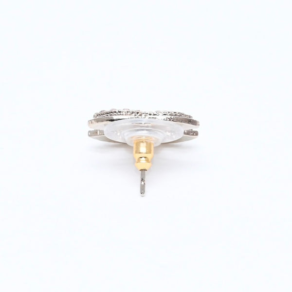 極美品 CHANEL シャネル ココマーク スタッドピアス 重量約3.29g 08C刻印 GP メタル ラインストーン ゴールド ピンク 両耳用 中古 4a007083