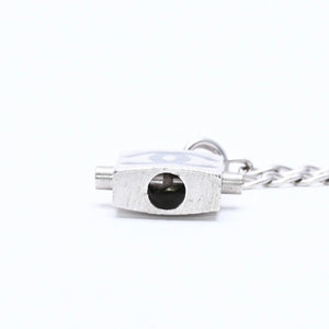 CHANEL シャネル ココマーク カデナ ネックレス 全長約75cm 重量約41.10g 04P刻印 シルバー ブラック メタル 美品 中古 4a007086