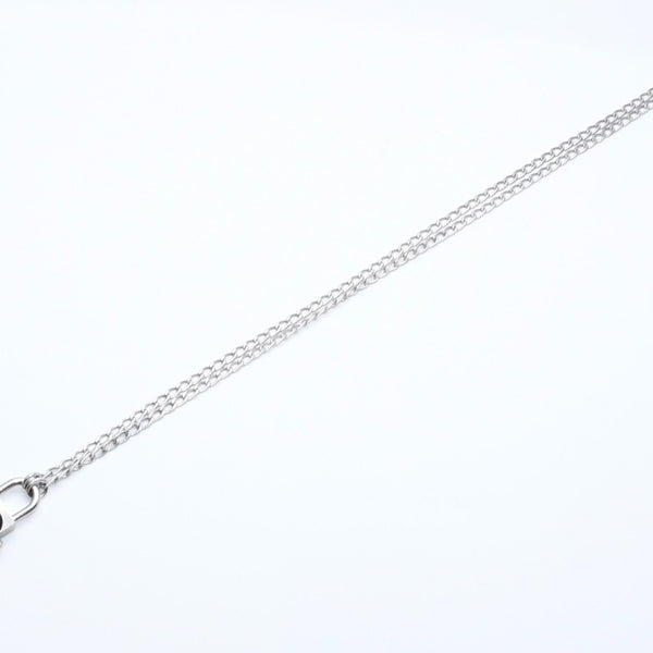 CHANEL シャネル ココマーク カデナ ネックレス 全長約75cm 重量約41.10g 04P刻印 シルバー ブラック メタル 美品 中古 4a007086