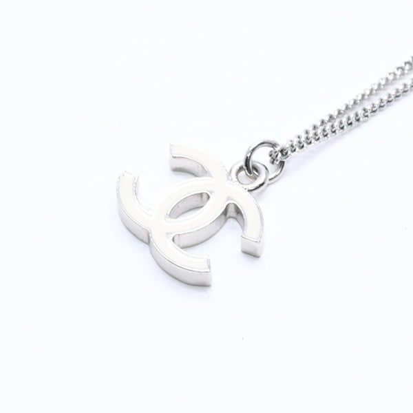 極美品 CHANEL シャネル ココマーク ネックレス 重量約5.77g 05V刻印 GP メタル ラインストーン 全長約43.0cm 中古 4a007105