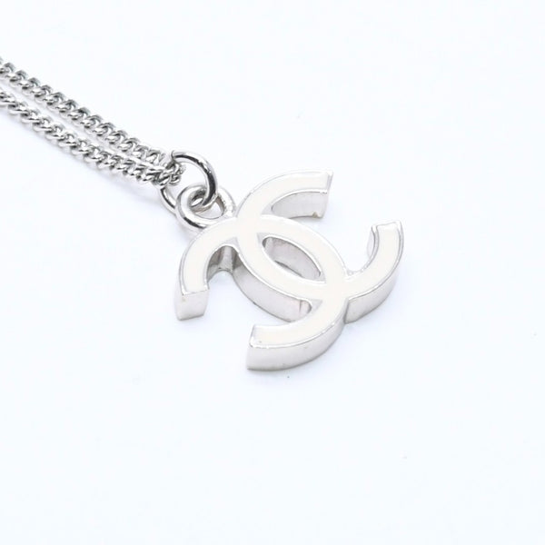 極美品 CHANEL シャネル ココマーク ネックレス 重量約5.77g 05V刻印 GP メタル ラインストーン 全長約43.0cm 中古 4a007105