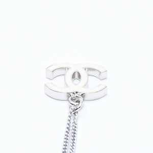 極美品 CHANEL シャネル ココマーク ネックレス 重量約5.77g 05V刻印 GP メタル ラインストーン 全長約43.0cm 中古 4a007105