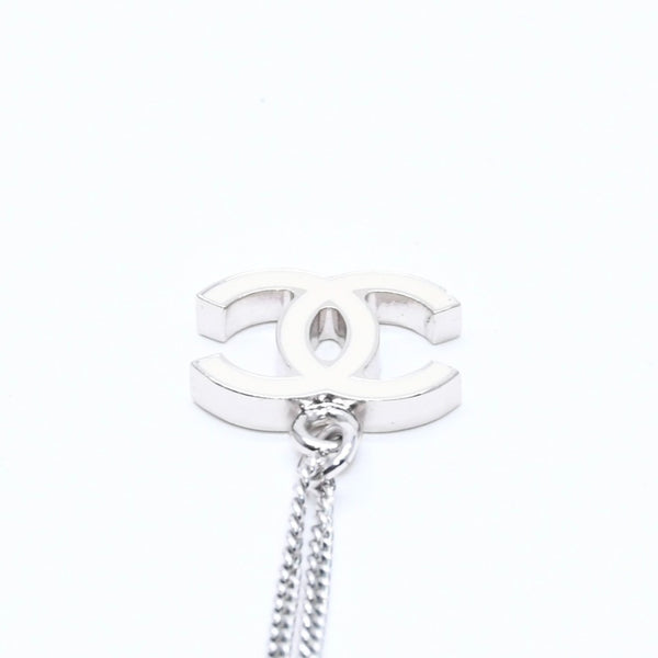 極美品 CHANEL シャネル ココマーク ネックレス 重量約5.77g 05V刻印 GP メタル ラインストーン 全長約43.0cm 中古 4a007105