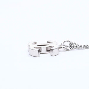 極美品 CHANEL シャネル ココマーク ネックレス 重量約5.77g 05V刻印 GP メタル ラインストーン 全長約43.0cm 中古 4a007105