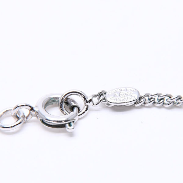 極美品 CHANEL シャネル ココマーク ネックレス 重量約5.77g 05V刻印 GP メタル ラインストーン 全長約43.0cm 中古 4a007105