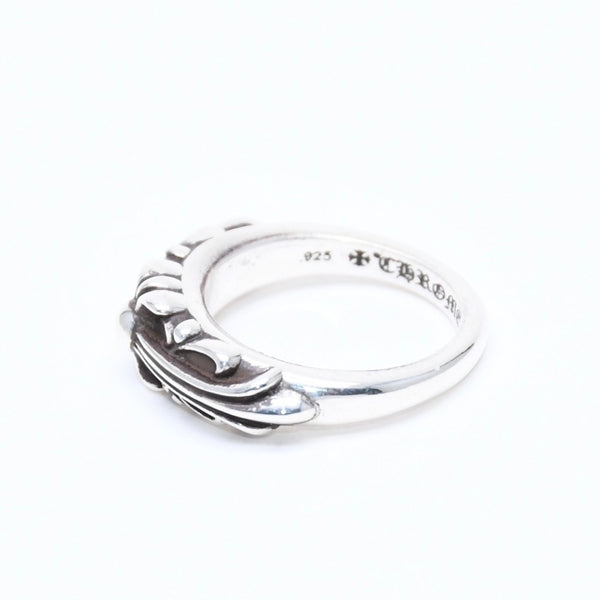 New and unused CHROME HEARTS BABY CLSC FLRL CRS RING Baby Classic Floral Cross Ring Weight 4.68g Size 5.5 Used 4a008572