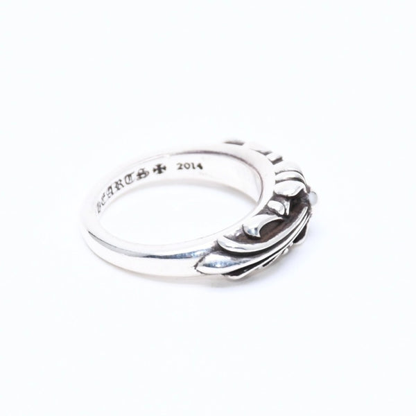 New and unused CHROME HEARTS BABY CLSC FLRL CRS RING Baby Classic Floral Cross Ring Weight 4.68g Size 5.5 Used 4a008572