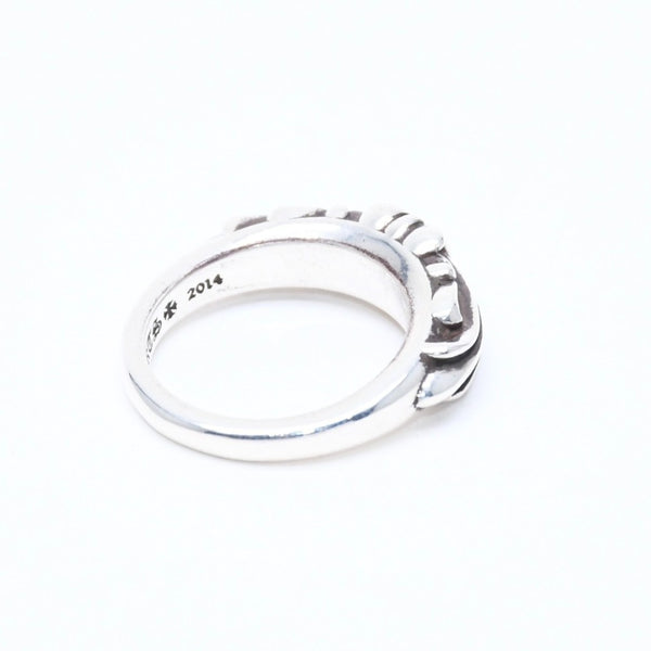 New and unused CHROME HEARTS BABY CLSC FLRL CRS RING Baby Classic Floral Cross Ring Weight 4.68g Size 5.5 Used 4a008572