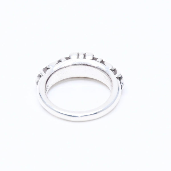 New and unused CHROME HEARTS BABY CLSC FLRL CRS RING Baby Classic Floral Cross Ring Weight 4.68g Size 5.5 Used 4a008572
