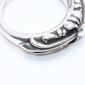 New and unused CHROME HEARTS BABY CLSC FLRL CRS RING Baby Classic Floral Cross Ring Weight 4.68g Size 5.5 Used 4a008572