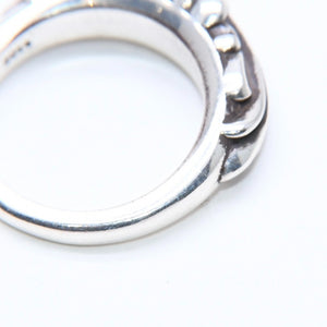 New and unused CHROME HEARTS BABY CLSC FLRL CRS RING Baby Classic Floral Cross Ring Weight 4.68g Size 5.5 Used 4a008572