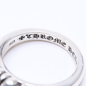 New and unused CHROME HEARTS BABY CLSC FLRL CRS RING Baby Classic Floral Cross Ring Weight 4.68g Size 5.5 Used 4a008572