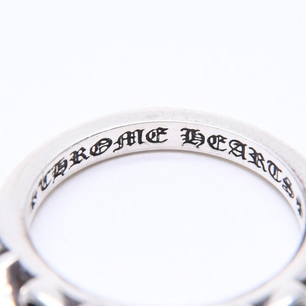New and unused CHROME HEARTS BABY CLSC FLRL CRS RING Baby Classic Floral Cross Ring Weight 4.68g Size 5.5 Used 4a008572