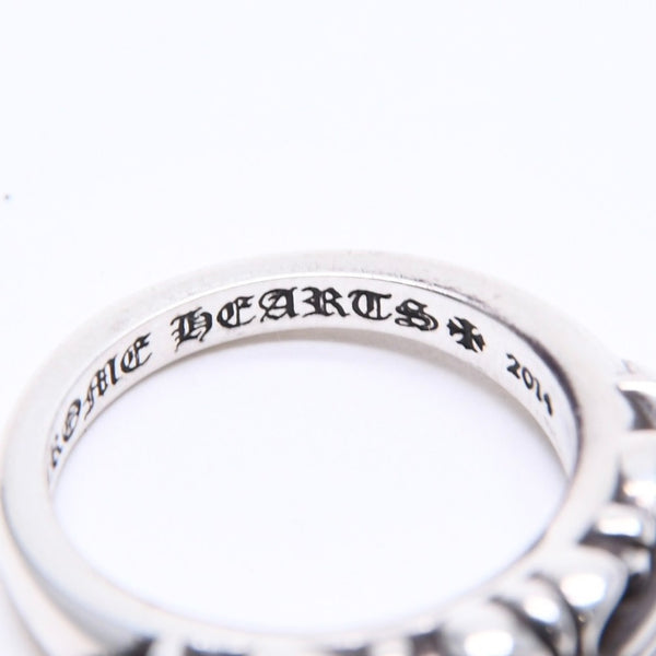 New and unused CHROME HEARTS BABY CLSC FLRL CRS RING Baby Classic Floral Cross Ring Weight 4.68g Size 5.5 Used 4a008572