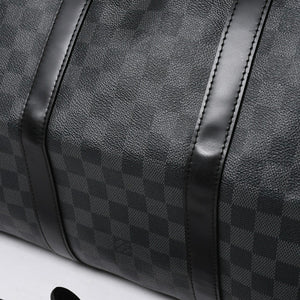 極美品 LOUIS VUITTON ルイヴィトン キーポルバンドリエール55 ボストンバッグ N41413 ダミエグラフィット ブラック 中古 4a008198