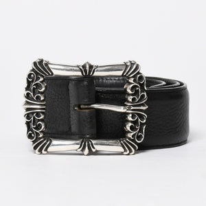 CHROME HEARTS BLT FILIGREE OTJ Filigree OTJ Belt Size 30 Leather Silver 925 Good Condition Used 4a008574