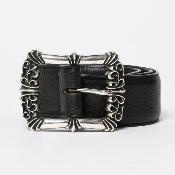 CHROME HEARTS BLT FILIGREE OTJ Filigree OTJ Belt Size 30 Leather Silver 925 Good Condition Used 4a008574