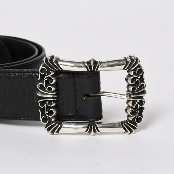 CHROME HEARTS BLT FILIGREE OTJ Filigree OTJ Belt Size 30 Leather Silver 925 Good Condition Used 4a008574