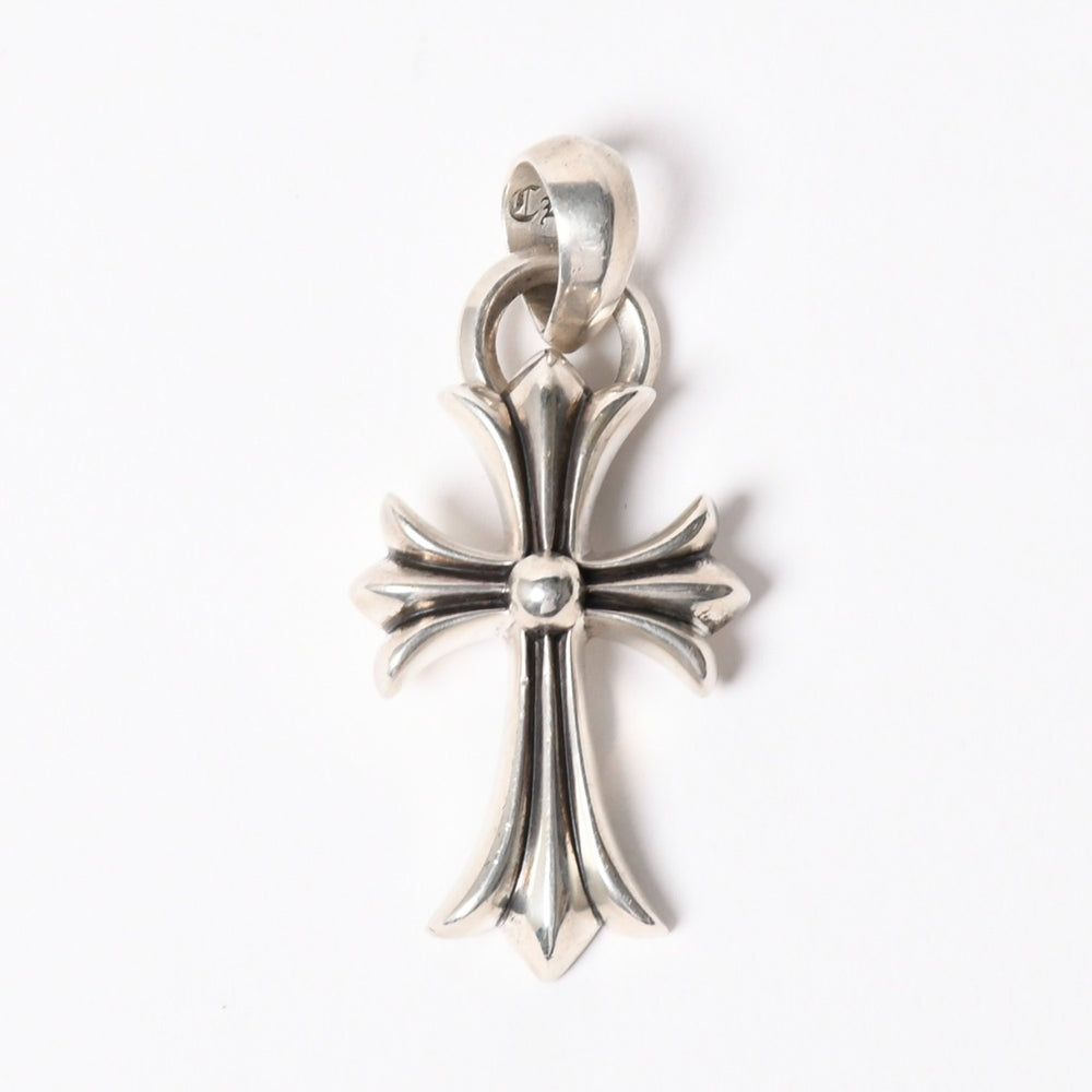 CHROME HEARTS クロムハーツ スモールCHクロス ウィズベイル ペンダント チャーム 重量約24.75g シルバー シルバー925 美品 中古 4a007037
