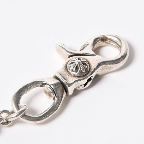 極美品 CHROME HEARTS クロムハーツ 2クリップショート #1 マルチボールウォレットチェーン 重量約148.3ｇ 全長約46cm 16リンク 中古 4a008143