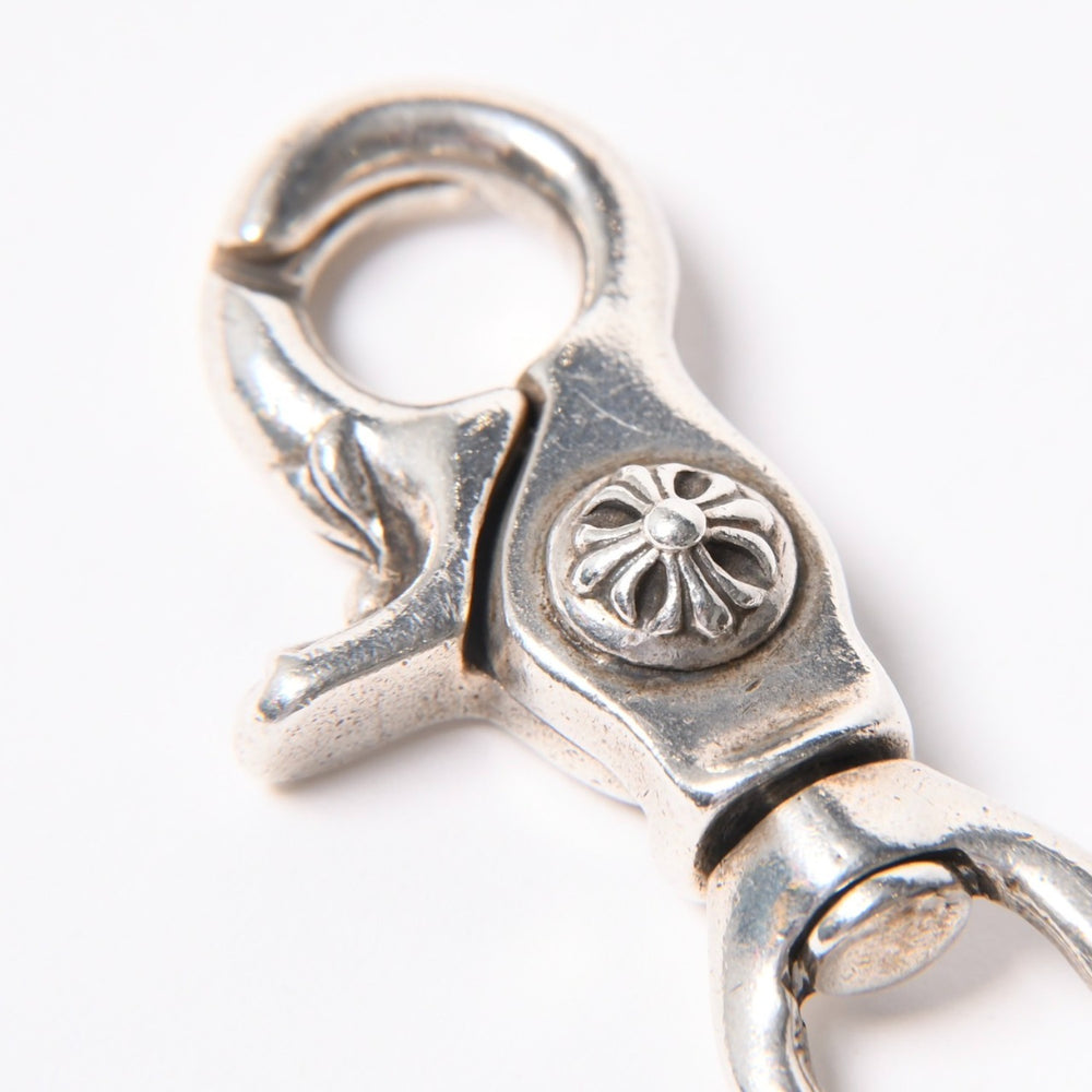 極美品 CHROME HEARTS クロムハーツ 2クリップショート #1 マルチボールウォレットチェーン 重量約148.3ｇ 全長約46cm 16リンク 中古 4a008143