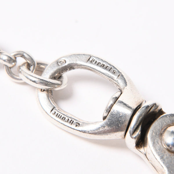 極美品 CHROME HEARTS クロムハーツ 2クリップショート #1 マルチボールウォレットチェーン 重量約148.3ｇ 全長約46cm 16リンク 中古 4a008143