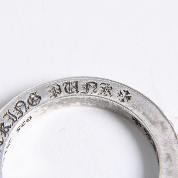 極美品 CHROME HEARTS クロムハーツ TFP PNK PLS トゥルーファッキンパンク プラスパンク サイズ13号 重量約4.5g シルバー925 中古 4a008205