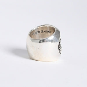 極美品 CHROME HEARTS クロムハーツ CLASSIC OVAL STAR クラシック オーバルスターリング 重量約33.95g サイズ11.5号 中古 4a008230