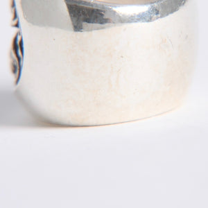 極美品 CHROME HEARTS クロムハーツ CLASSIC OVAL STAR クラシック オーバルスターリング 重量約33.95g サイズ11.5号 中古 4a008230