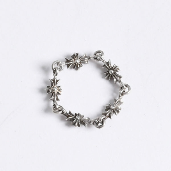 CHROME HEARTS クロムハーツ タイニーECHプラス クロス リング 指輪 アクセサリー サイズ27.5号 シルバー925 重量約3.07g 美品 中古 4a008207