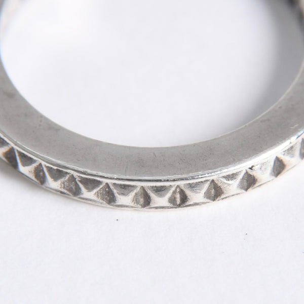 極美品 CHROME HEARTS クロムハーツ TFP PNK PLS トゥルーファッキンパンク プラスパンク サイズ13号 重量約4.5g シルバー925 中古 4a008205