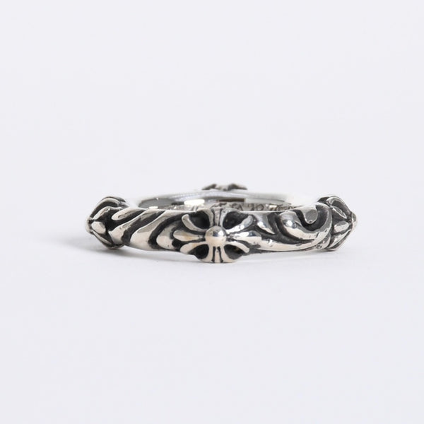 極美品 CHROME HEARTS クロムハーツ SBT BAND RING SBT バンドリング 指輪 重量約7.25g サイズ10.5号 シルバー925 中古 4a007931