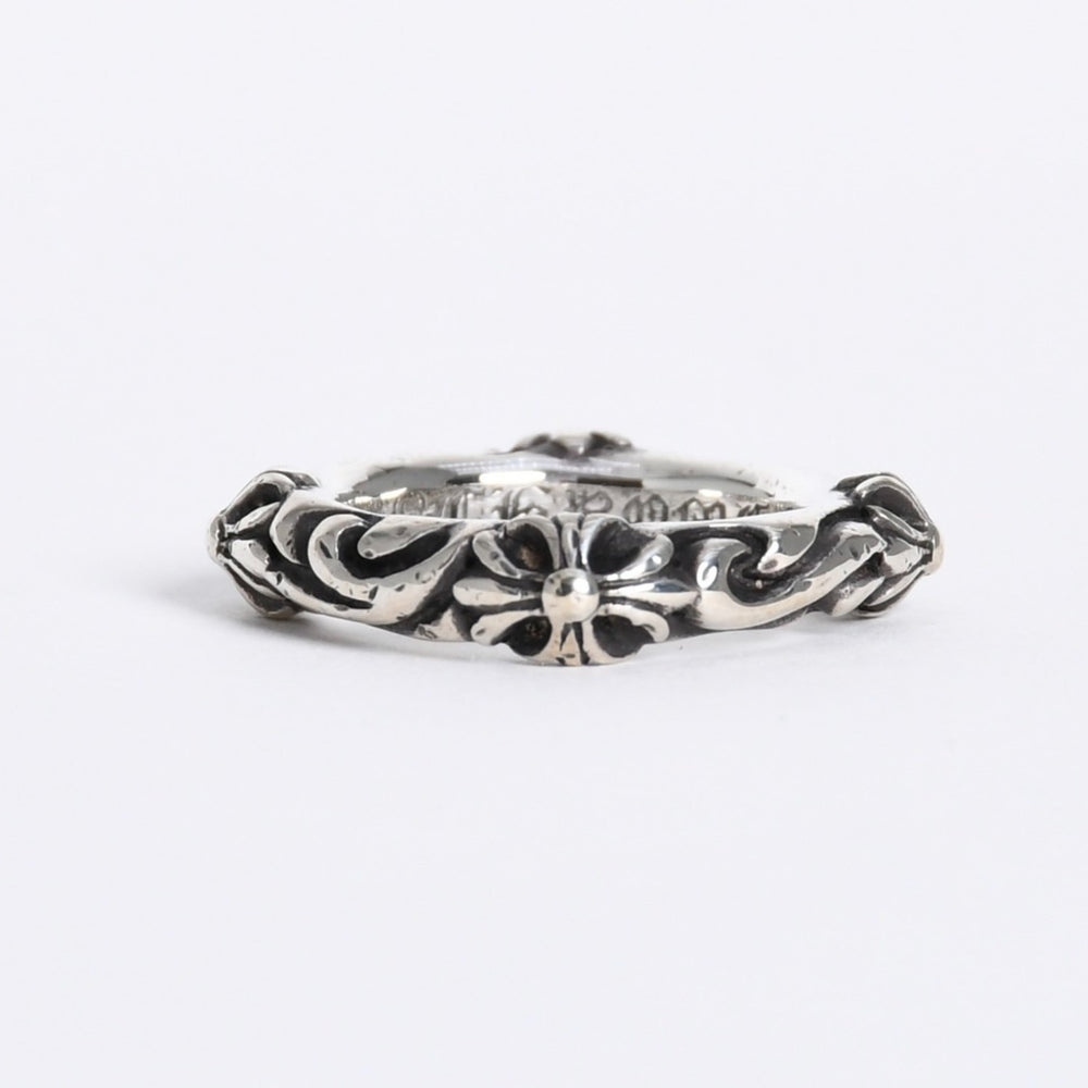 極美品 CHROME HEARTS クロムハーツ SBT BAND RING SBT バンドリング 指輪 重量約7.25g サイズ10.5号 シルバー925 中古 4a007931