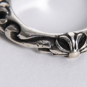 極美品 CHROME HEARTS クロムハーツ SBT BAND RING SBT バンドリング 指輪 重量約7.25g サイズ10.5号 シルバー925 中古 4a007931