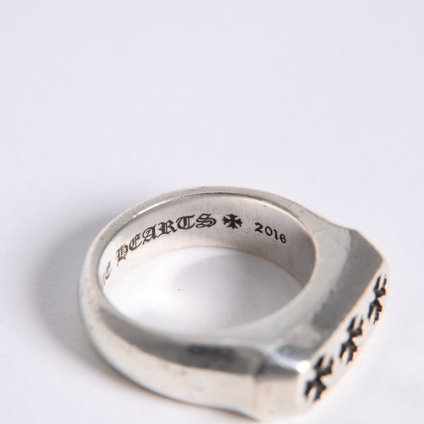 CHROME HEARTS クロムハーツ LI'L PJ 3CH PLUS RING LIL PJ 3CHプラスリング 重量約17.16g サイズ19号 シルバー925 美品 中古 4a008135