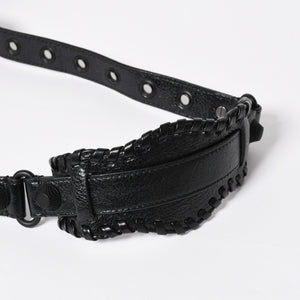 新品同様品 BALENCIAGA バレンシアガ Le Cagole ルカゴール ショルダーバッグ ブラック 671307 アリーナラムスキン 中古 4a008141