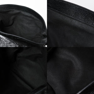 極美品 BALENCIAGA バレンシアガ ル カゴール ミディアム 719093 ショルダーバッグ バッグ ブラック シルバー金具 中古 4a008220