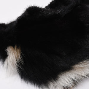 新品同様品 FENDI フェンディ ショルダーバッグ バッグ ファー ブラック ブラウン ホワイト 8BH250-D7E 中古 4a008222
