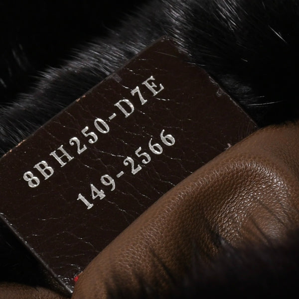 新品同様品 FENDI フェンディ ショルダーバッグ バッグ ファー ブラック ブラウン ホワイト 8BH250-D7E 中古 4a008222