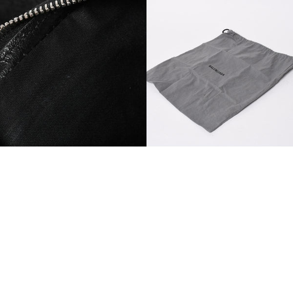 極美品 BALENCIAGA バレンシアガ Le City Mini ル・シティ ミニ 2WAY ハンドバッグ ショルダーバッグ 505555 ブラック シルバー金具 中古 4a008278