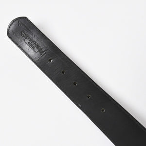 CHROME HEARTS クロムハーツ クロスパッチ ベルトストラップ サイズ32 レザー シルバー925 ブラック 美品 中古 4a008227