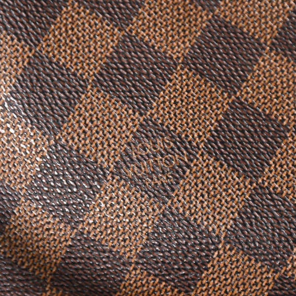 極美品 LOUIS VUITTON ルイヴィトン トゥルースメイクアップポーチ ハンドバッグ N51982 ダミエキャンバス ブラウン ゴールド金具 中古 4a007881