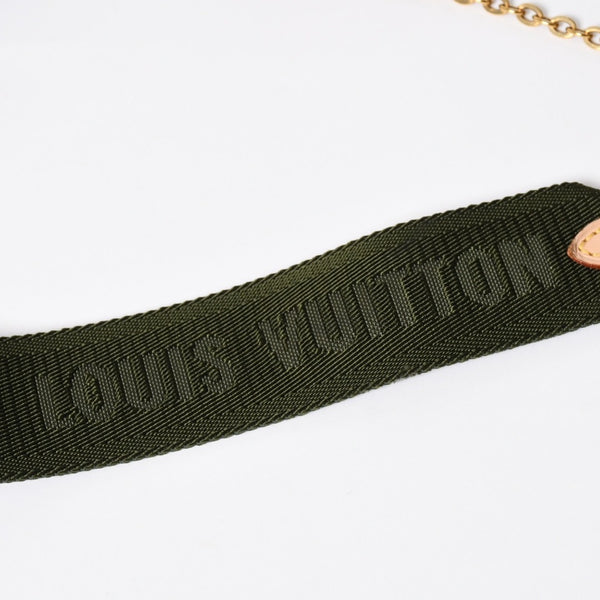 極美品 LOUIS VUITTON ルイヴィトン モノグラム ミュルティポシェット アクセソワール カーキ ショルダーバッグ M44813 中古 4a007860