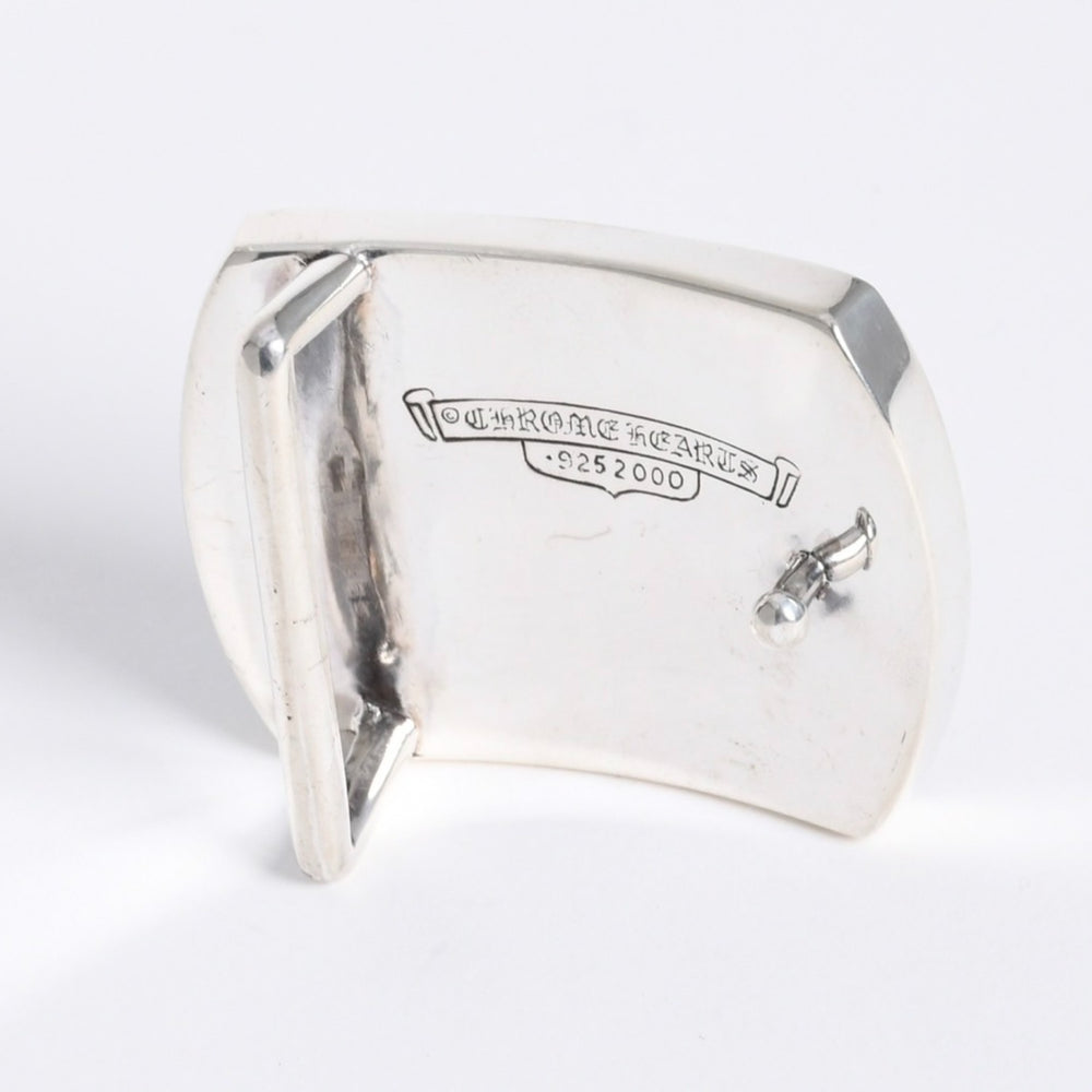極美品 CHROME HEARTS クロムハーツ BUCKL MIL DGR ミリタリーレイズドダガー バックル 重量約142.86g シルバー925 中古 4a008228