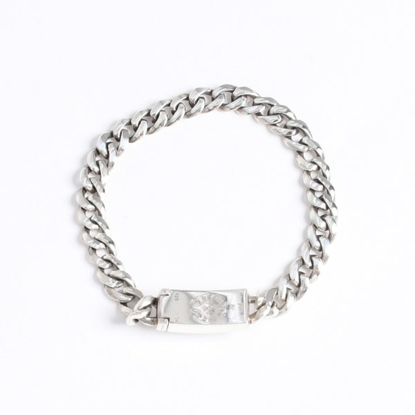 極美品 CHROME HEARTS クロムハーツ MINI ID FOTI フォティ デルフィーノ ミニID ブレスレット 重量約29.62g 31リンク シルバー925 中古 4a008209