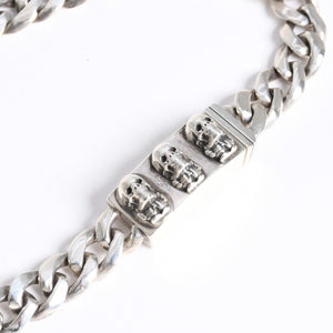 極美品 CHROME HEARTS クロムハーツ MINI ID FOTI フォティ デルフィーノ ミニID ブレスレット 重量約29.62g 31リンク シルバー925 中古 4a008209